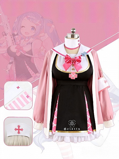 Blue Archive Asagao Hanae Cosplay Costume