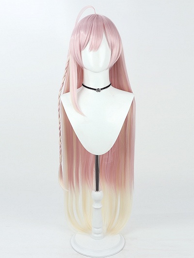 Blue Archive Urawa Hanako Pink to Yellow Ombre Cosplay Wig