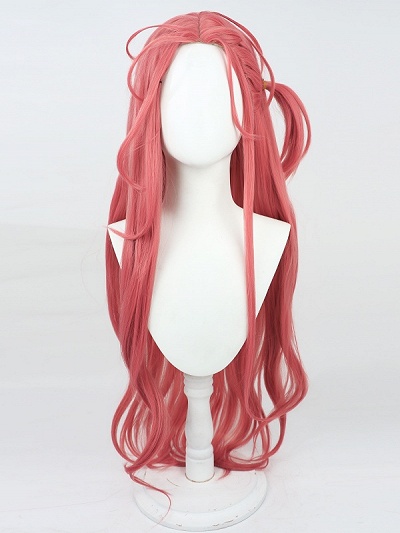 Blue Archive Hanaoka Yuzu Pink Cosplay Wig 