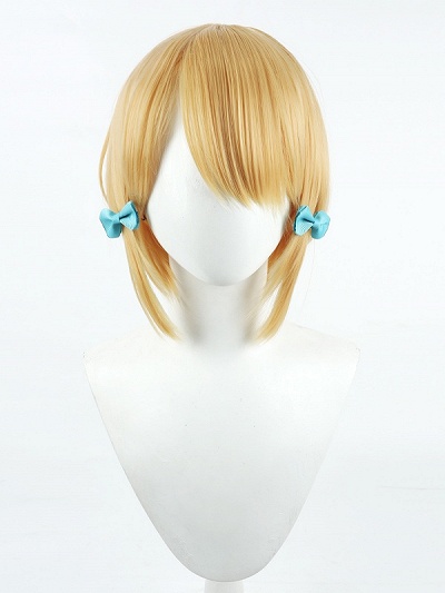 Blue Archive Saiba Midori Yellow Cosplay Wig