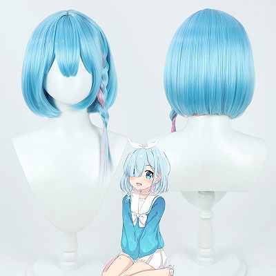 Blue Archive Arona Blue Cosplay Wig