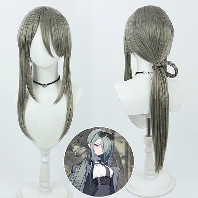 Blue Archive Konoe Mina Green Cosplay Wig