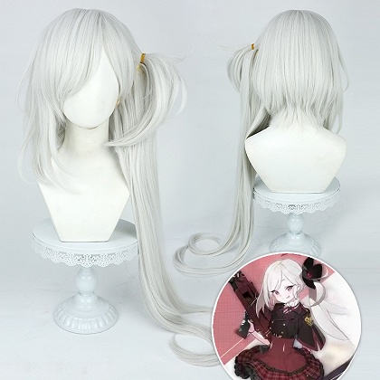 Blue Archive Asagi Mutsuki White Cosplay Wig