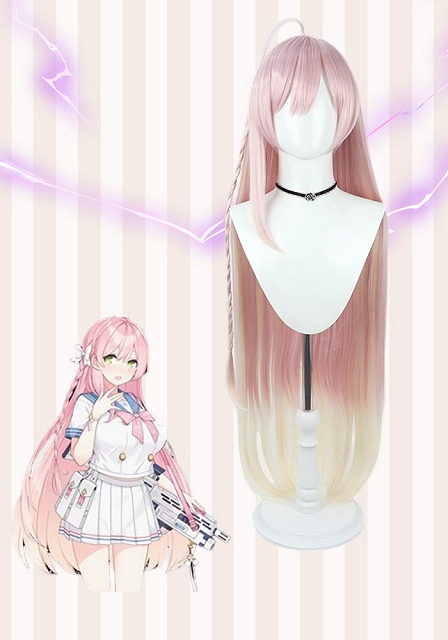 Blue Archive Urawa Hanako Pink to Yellow Ombre Cosplay Wig
