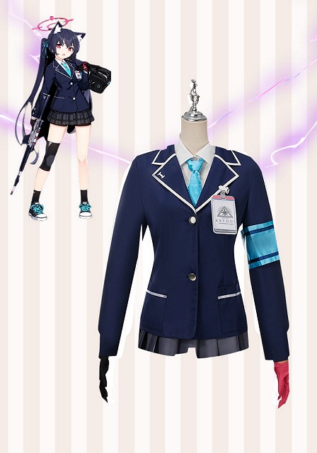 Blue Archive Kuromi Serika Cosplay Costume