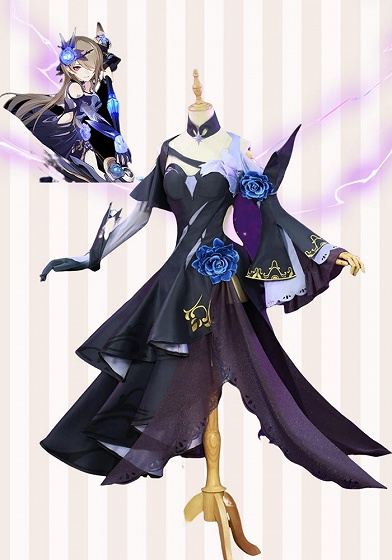 Honkai Impact 3rd Fallen Rosemary Rita Rossweisse Cosplay Costume 