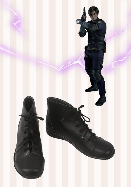 Resident Evil 2 Remake Leon Scott Kennedy Cosplay Shoes