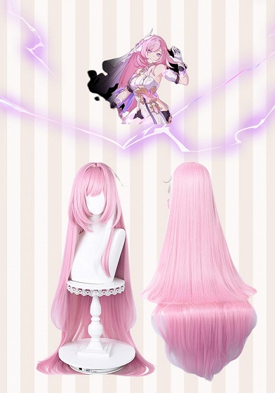 Honkai Impact 3rd  Elysia Pink Cosplay Wig