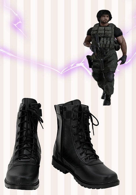  Resident Evil 3 Remake Carlos Oliveira Cosplay Shoes