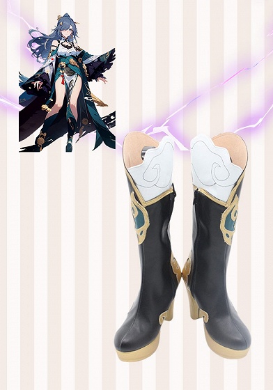 Honkai Impact 3rd Azure Empyrea Fu Hua Cosplay Shoes