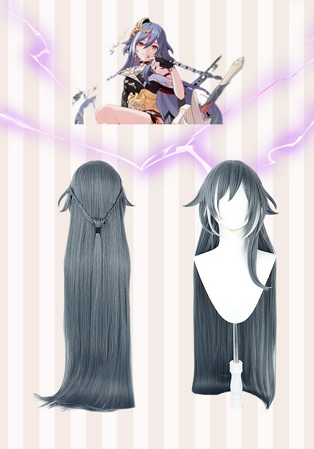 Honkai Impact 3rd Herrscher of Sentience Fu Hua Grey Cosplay Wig