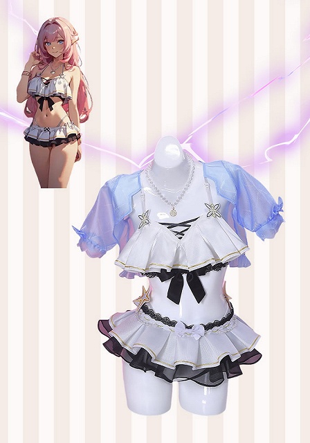 Honkai Impact 3rd  Elysia Swimming Suit Cosplay Costume 