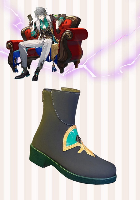 Honkai: Star Rail Aventurine Cosplay Shoes