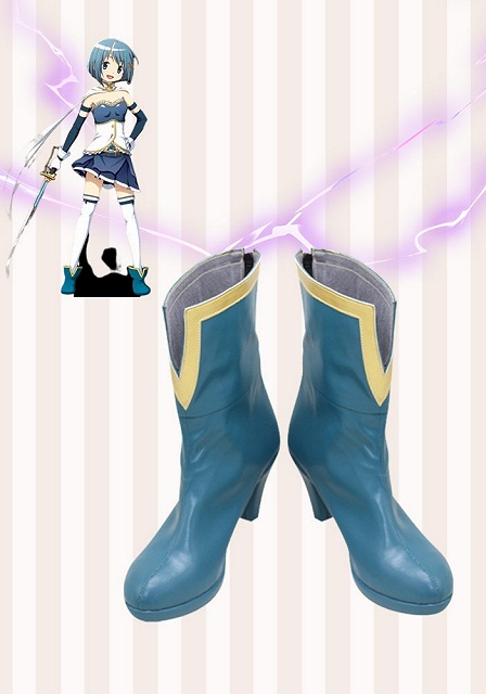 Puella Magi Madoka Magica Sayaka Miki Cosplay Shoes