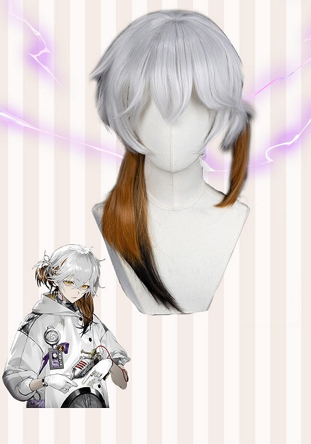 Reverse:1999 Medicine Pocket Silver to Brown Ombre Cosplay Wig