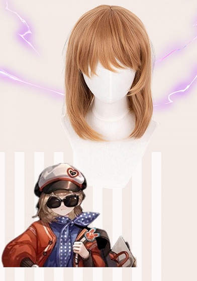 Reverse:1999 Regulus Orange Cosplay Wig