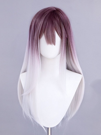 Path to Nowhere Shalom Reddish to White Ombre Cosplay Wig