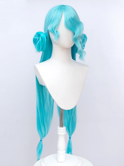 Path to Nowhere Serpent Blue Cosplay Wig