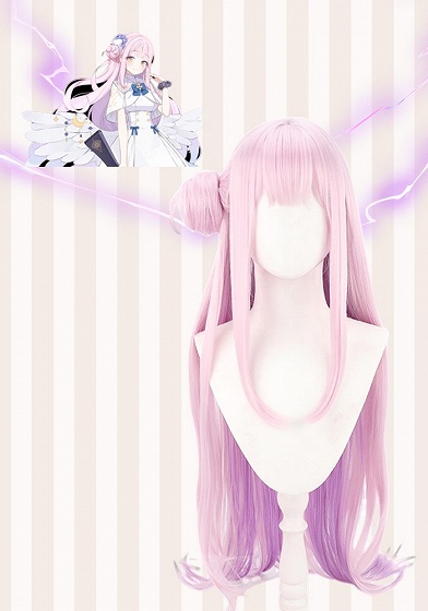Blue Archive Misono Mika Pink Cosplay Wig