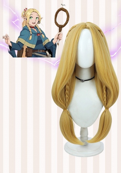 Delicious in Dungeon Marcille Donato Yellow Cosplay Wig