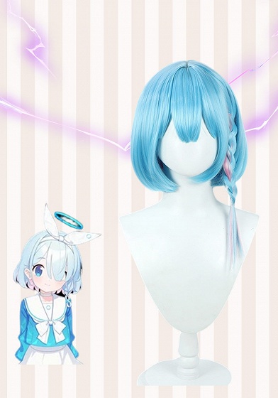 Blue Archive Arona Blue Cosplay Wig