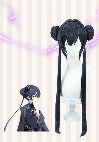 Blue Archive Ryuuge Kisaki Black Cosplay Wig