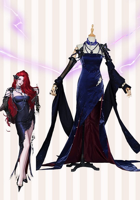 Path to Nowhere Cabernet Mermaid Dress Cosplay Costume 