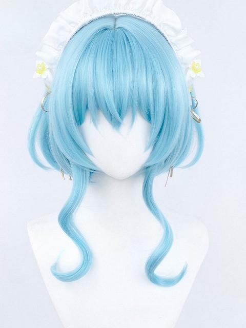 The Vexations of a Shut-In Vampire Princess Villhaze Blue Cosplay Wig