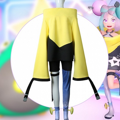Pokemon Scarlet and Violet Iono Cosplay Costume 