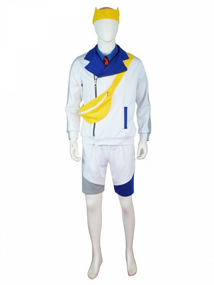 Pokemon Scarlet and Violet: The Hidden Treasure of Area Zero DLC Kieran Cosplay Costume 