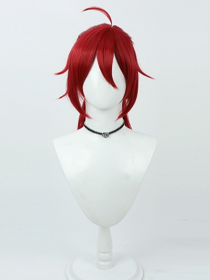 Honkai: Star Rail  Luka Red Cosplay Wig