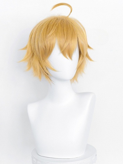 Genshin Impact Thoma Yellow Cosplay Wig