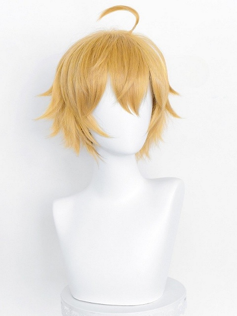 Genshin Impact Thoma Yellow Cosplay Wig