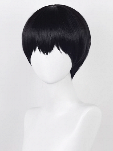 Haikyu!! Karasuno High No. 9 Tobio Kageyama Black Cosplay Wig
