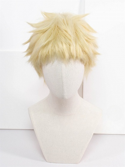 Haikyu!! Karasuno High No.11 Kei Tsukishima Blonde Cosplay Wig