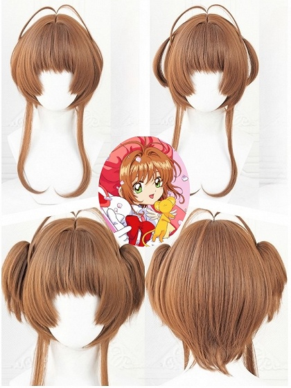 Cardcaptor Sakura Sakura Kinomoto Brown Cosplay Wig
