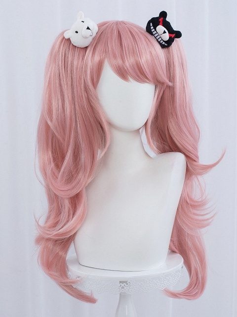 Danganronpa Junko Enoshima Pink Cosplay Wig