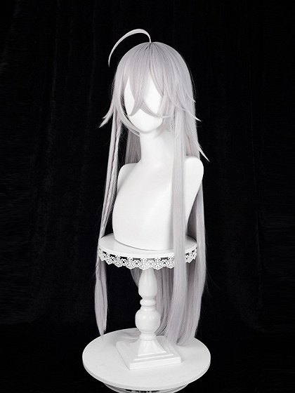 Black Butler Undertaker Cosplay Silver Long Wig