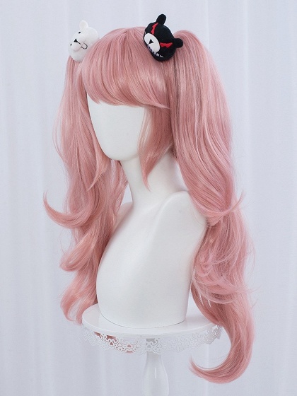 Danganronpa Junko Enoshima Pink Cosplay Wig
