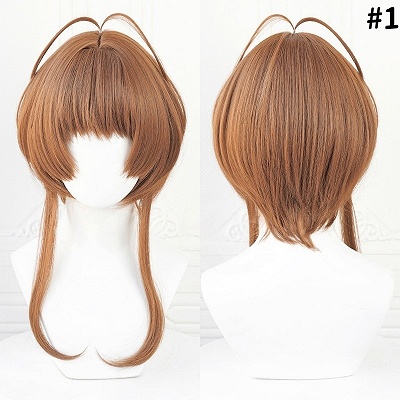 Cardcaptor Sakura Sakura Kinomoto Brown Cosplay Wig