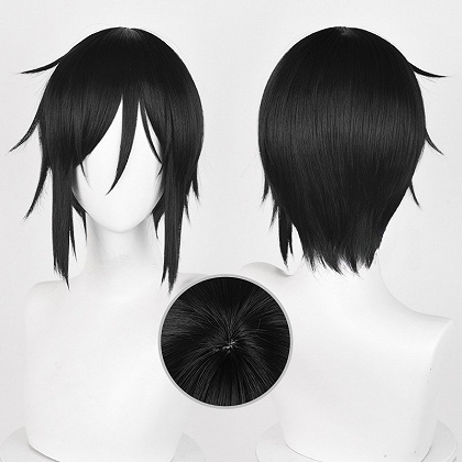 Black Butler Sebastian Michaelis Black Cosplay Wig