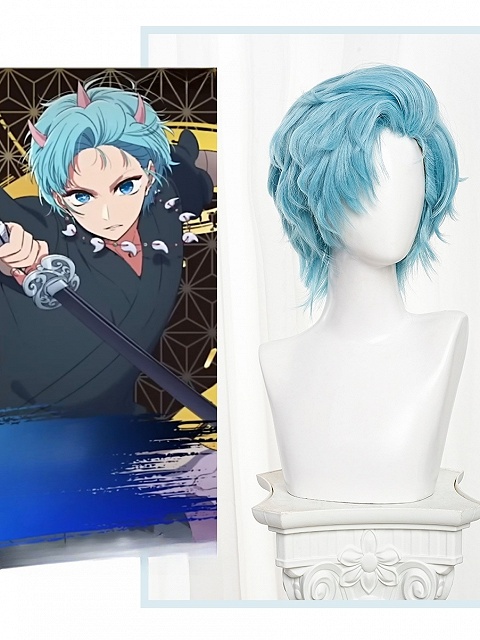 Oshi no Ko Season 2 Hoshino Aquamarine Cosplay Blue Short Wig