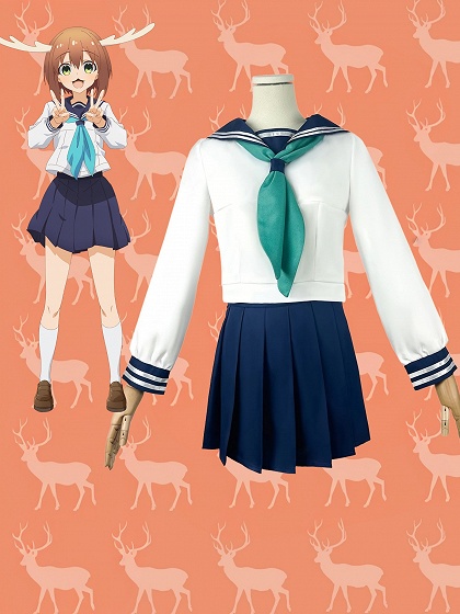 My Deer Friend Nokotan Noko Shikanoko/Torako Koshi  Cosplay Costume JK Uniform