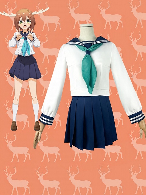 My Deer Friend Nokotan Noko Shikanoko/Torako Koshi  Cosplay Costume JK Uniform