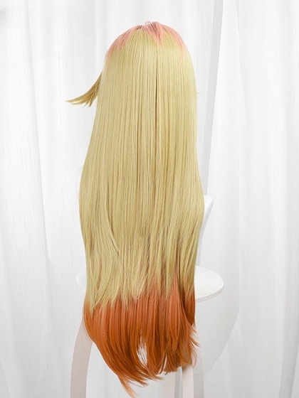 My Deer Friend Nokotan Torako Koshi Cosplay Orange Pink Ombre Hair Color Long Wig