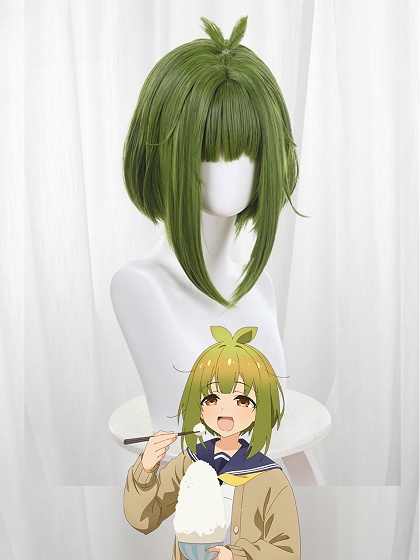 My Deer Friend Nokotan Meme Bashame Cosplay Green Wig
