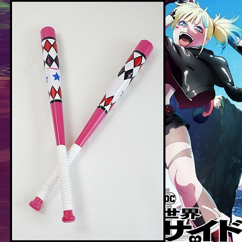 Suicide Squad Isekai Harley Quinn Cosplay Baseball Bat