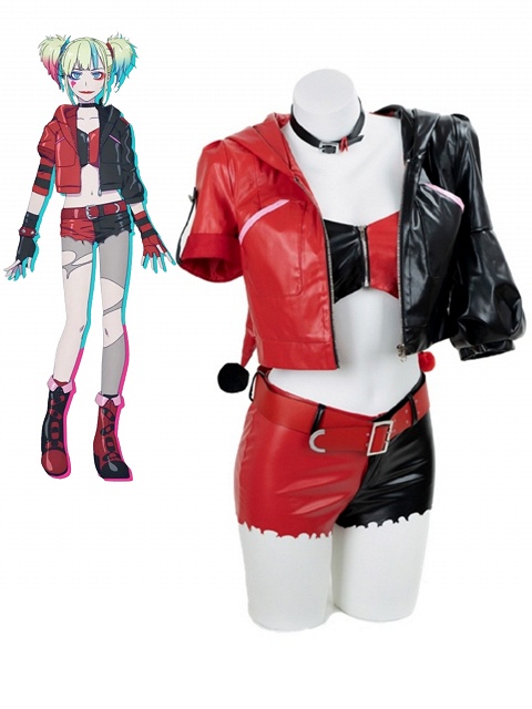 Suicide Squad Isekai Harley Quinn Cosplay Costume 