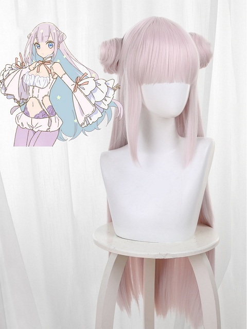 The Magical Girl and the Evil Lieutenant Used to Be Archenemies Byakuya Mimori Cosplay Wig
