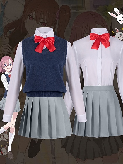 2.5 Dimensional Seduction Lilysa Amano Cosplay Costume School Uniform